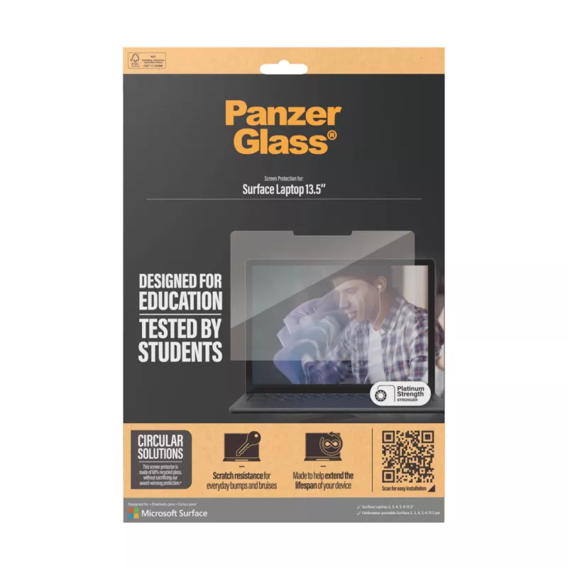 PanzerGlass® Displayschermfolie Microsoft Surface Laptop 13,5 inch | 6 | 5 | 4 | 3 | 2