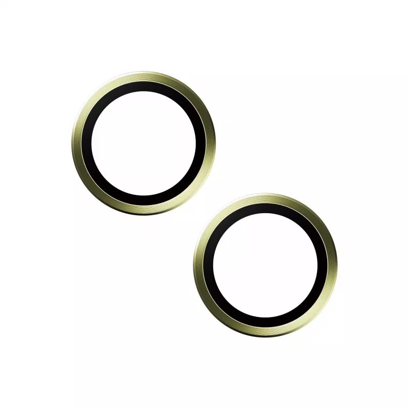 PanzerGlass ® Hoops® Cameralensbescherming Geel iPhone 15 | 15 Plus