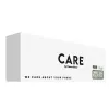 PanzerGlass CARE Fashionable Samba hoesje voor iPhone 16e, compatibel met MagSafe en Qi, TPU, transparant met wit