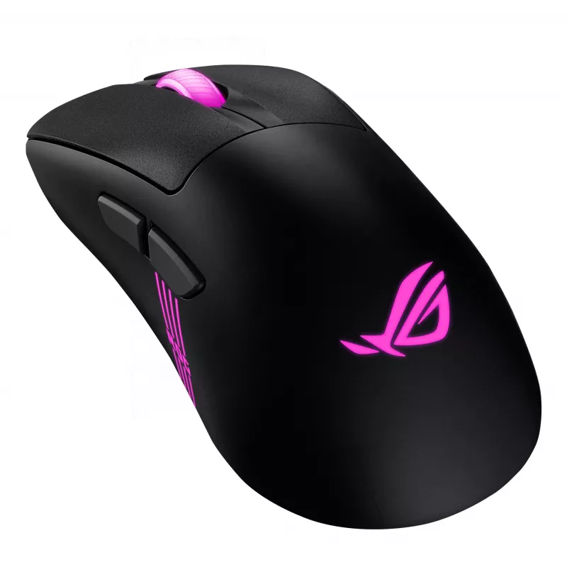 ASUS ROG Keris II Origin BLK muis gaming rechtshandig RF draadloos + Bluetooth + USB Type-A optisch 42000 DPI
