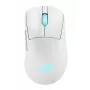 ASUS ROG Keris II Origin WHT muis gaming rechtshandig RF draadloos + Bluetooth + USB Type-A optisch 42000 DPI