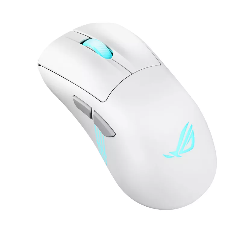 ASUS ROG Keris II Origin WHT muis gaming rechtshandig RF draadloos + Bluetooth + USB Type-A optisch 42000 DPI