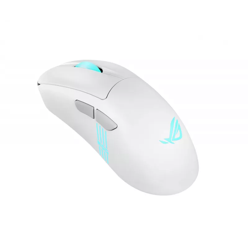 ASUS ROG Keris II Origin WHT muis gaming rechtshandig RF draadloos + Bluetooth + USB Type-A optisch 42000 DPI