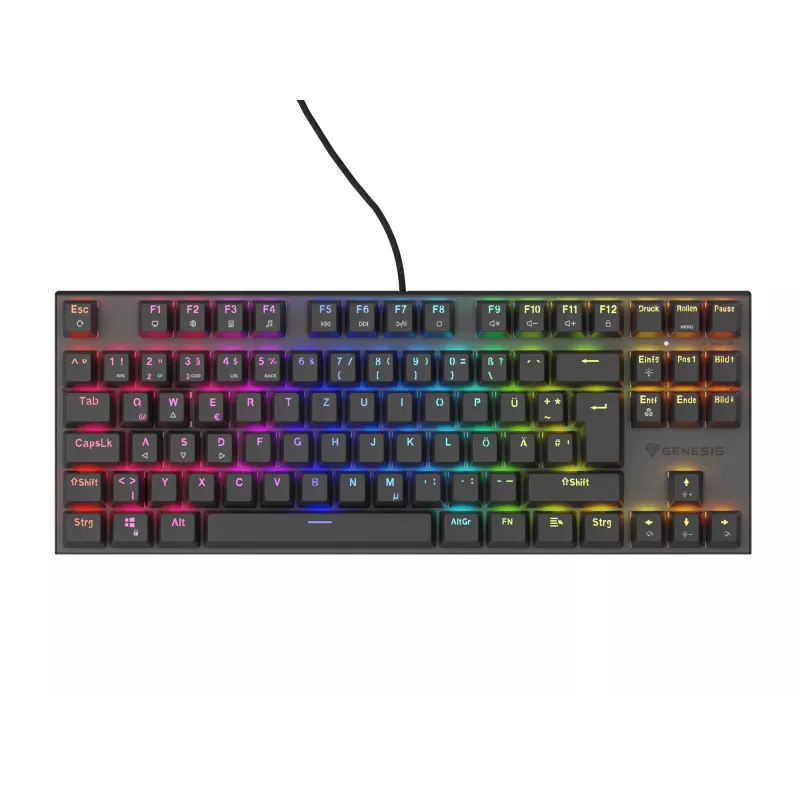 GENESIS NKG-1886 Toetsenbord Gaming USB QWERTZ Duits Zwart