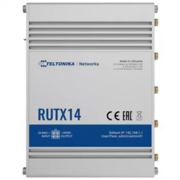 TELTONIKA RUTX14 4G LTE Cat12 Wi-Fi industriële router