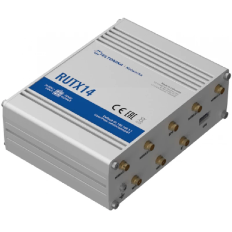 TELTONIKA RUTX14 4G LTE Cat12 Wi-Fi industriële router