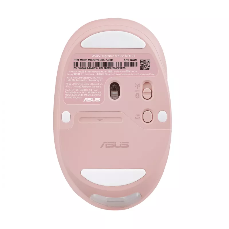 ASUS Fragrance MD101 muis home ambidexter RF draadloos + Bluetooth optisch 2400 DPI