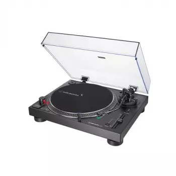Audio-Technica AT-LP120XUSB platenspeler met directe aandrijving (analoog & USB), zilver