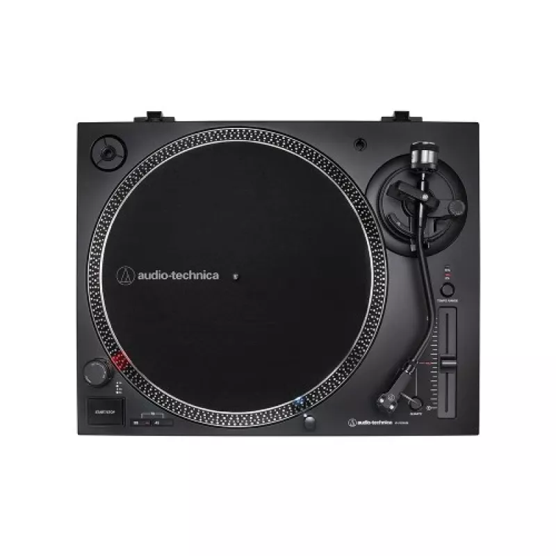 Audio-Technica AT-LP120XUSB platenspeler met directe aandrijving (analoog & USB), zilver