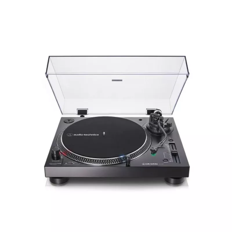 Audio-Technica AT-LP120XUSB platenspeler met directe aandrijving (analoog & USB), zilver
