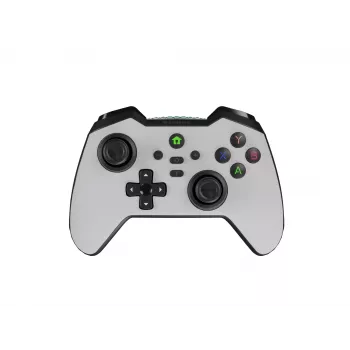 GENESIS Mangan 400 wit Bluetooth gamepad analoog / digitaal Android, MAC, Nintendo Switch, PC, iOS