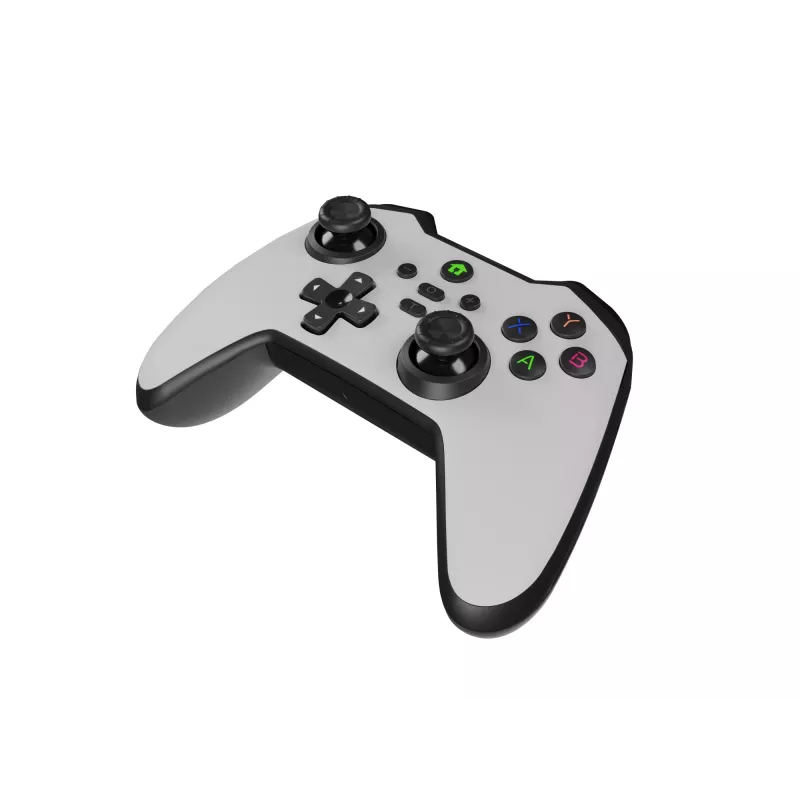 GENESIS Mangan 400 wit Bluetooth gamepad analoog / digitaal Android, MAC, Nintendo Switch, PC, iOS