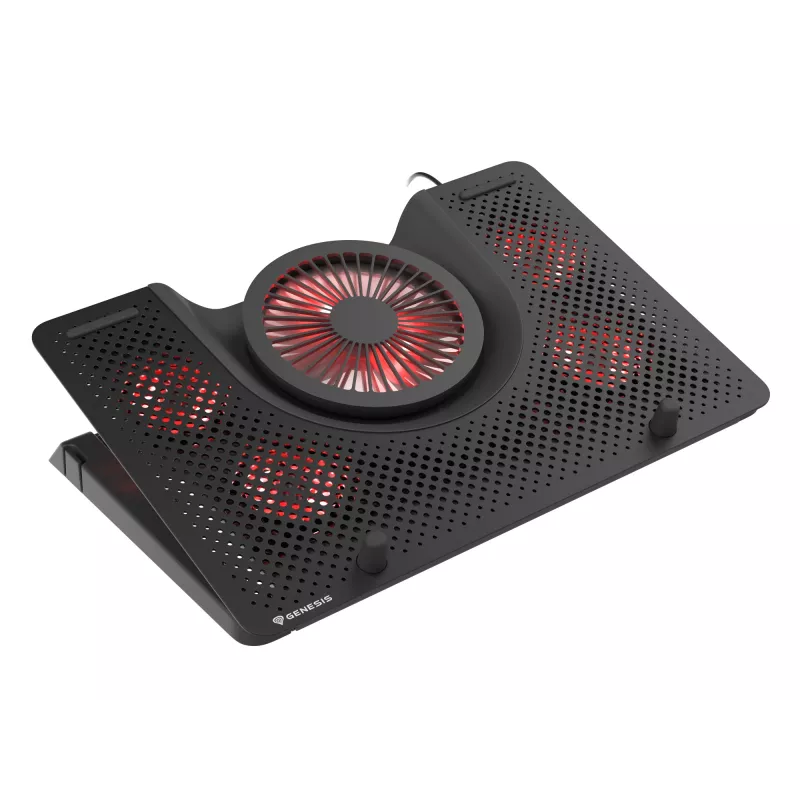 GENESIS Oxid 550 laptop-koelpad 43,9 cm (17,3 inch) 2800 tpm zwart