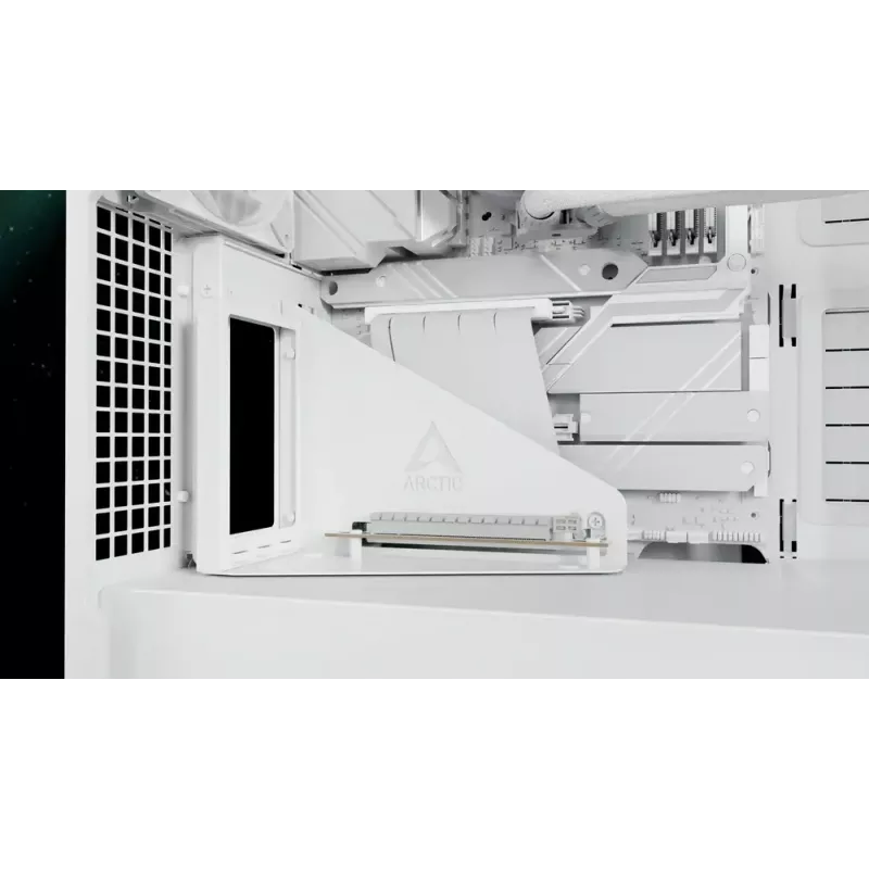 ARCTIC Xtender VG (wit) premium E-ATX pc-behuizing met verticale GPU-montage
