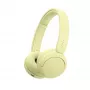 Sony WHCH520Y.CE7, draadloos, bellen/muziek, 20 - 20000 Hz, 147 g, headset, geel