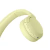 Sony WHCH520Y.CE7, draadloos, bellen/muziek, 20 - 20000 Hz, 147 g, headset, geel