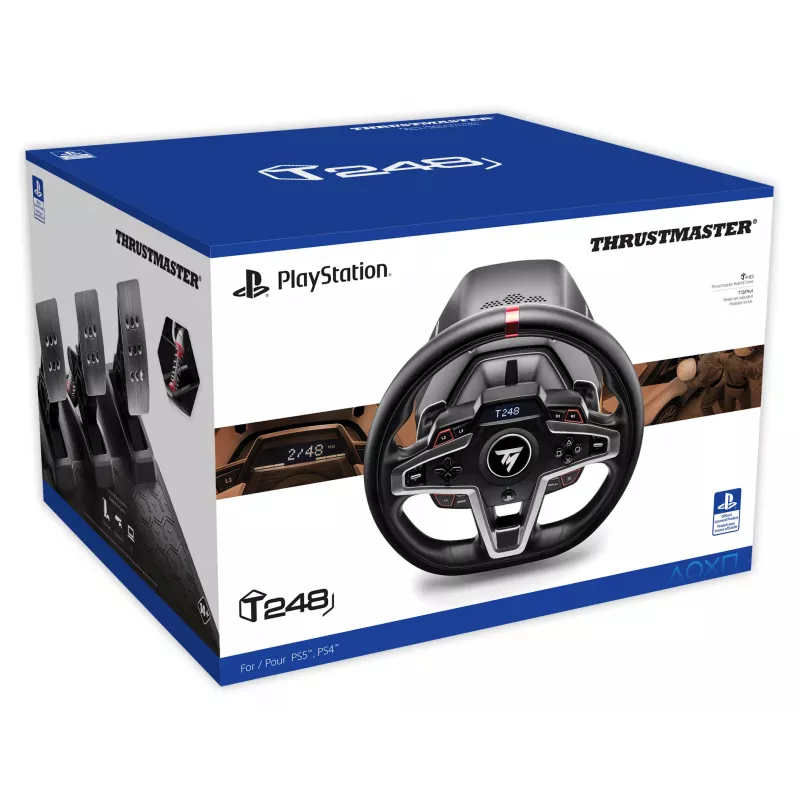 Thrustmaster T248 zwart stuur + pedalen PC, PlayStation 4, PlayStation 5