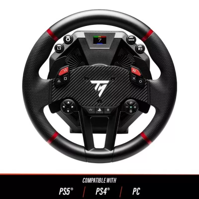 Thrustmaster T598 zwart, rood USB stuur + pedalen analoog / digitaal PC, PlayStation 4, PlayStation 5