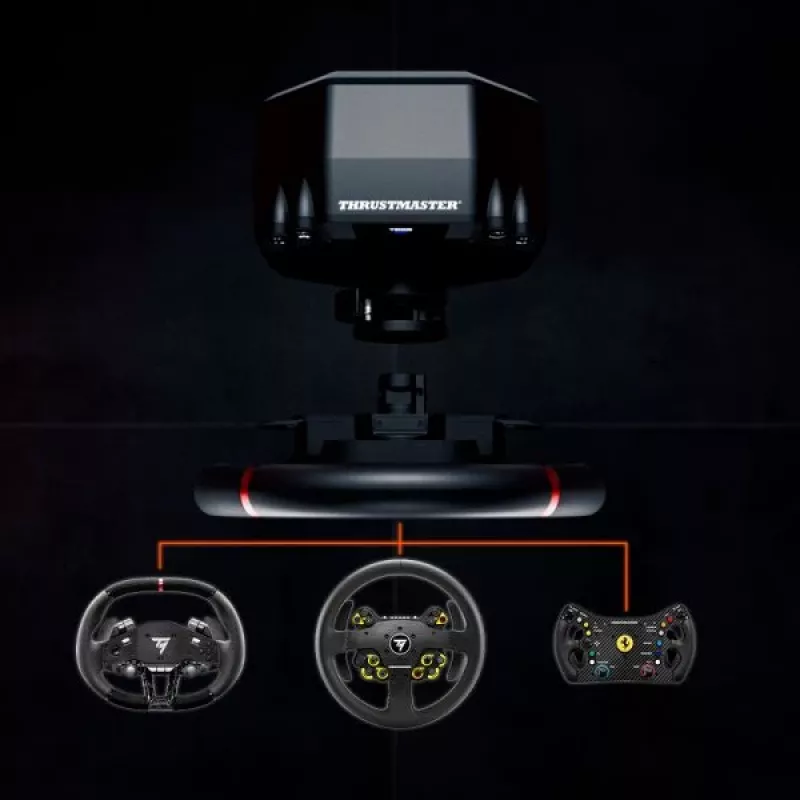 Thrustmaster T598 zwart, rood USB stuur + pedalen analoog / digitaal PC, PlayStation 4, PlayStation 5