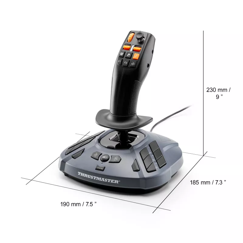 Thrustmaster SimTask FarmStick, multifunctionele joystick voor de landbouw