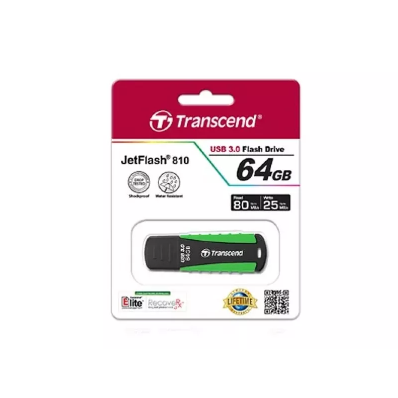 USB-flashdrive Transcend 64GB USB Type-A 3.2 Gen 1 JetFlash 810