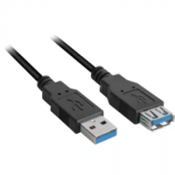 SHARKOON USB-kabel - 2xUSB3.0-a USB 3.2 Gen 1 (3.1 Gen 1) USB A - 1m