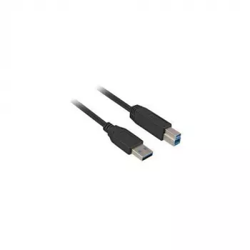 Sharkoon USB-kabel 5m USB 3.2 Gen 1 USB A USB B zwart
