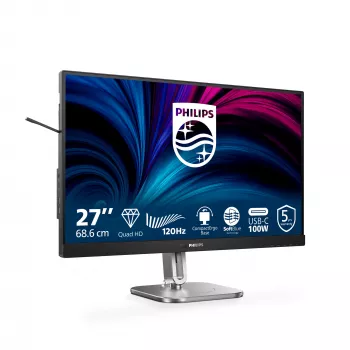 Philips 27B2U4601/00 computermonitor 68,6 cm (27 inch) 2560 x 1440 pixel Quad HD lcd grijs