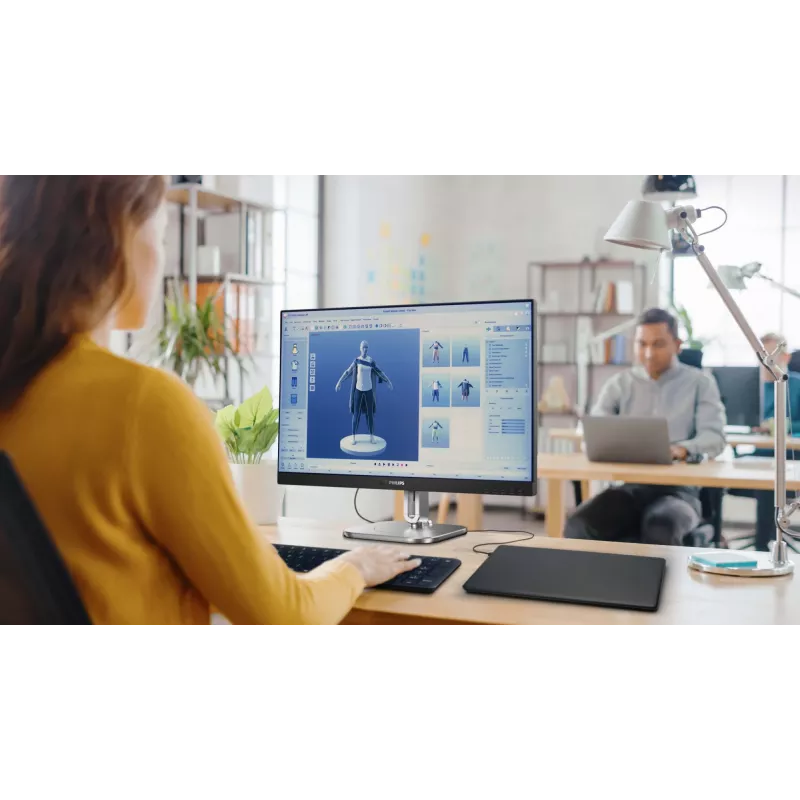 Philips 27B2U4601/00 computermonitor 68,6 cm (27 inch) 2560 x 1440 pixel Quad HD lcd grijs