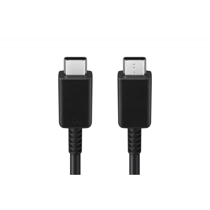 Samsung EP-DN975 - USB-kabel - USB-C (M) naar USB-C (M) - USB 2.0 - 1 m - USB-voeding (5A, 100 W) - zwart - voor Galaxy Note10, Note10+, Note1