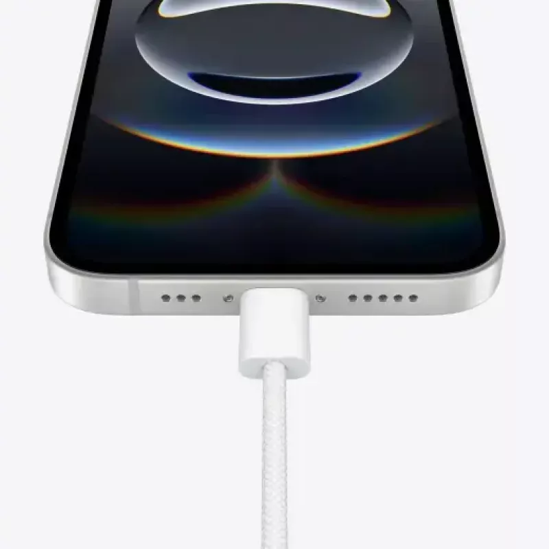 Smartphone Apple iPhone 16e — 6,1 inch (15,5 cm) display, A18, 512 GB, dual sim, 5G, 48 MP hoofdcamera, wit