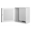 DIGITUS 12U wandmontagekast, SOHO, ongemonteerd 595x540x400 mm, geperforeerde voordeur, grijs