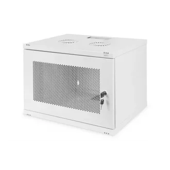 DIGITUS 7U wandmontagekast SOHO ongemonteerd 370x540x400 mm geperforeerde voordeur grijs