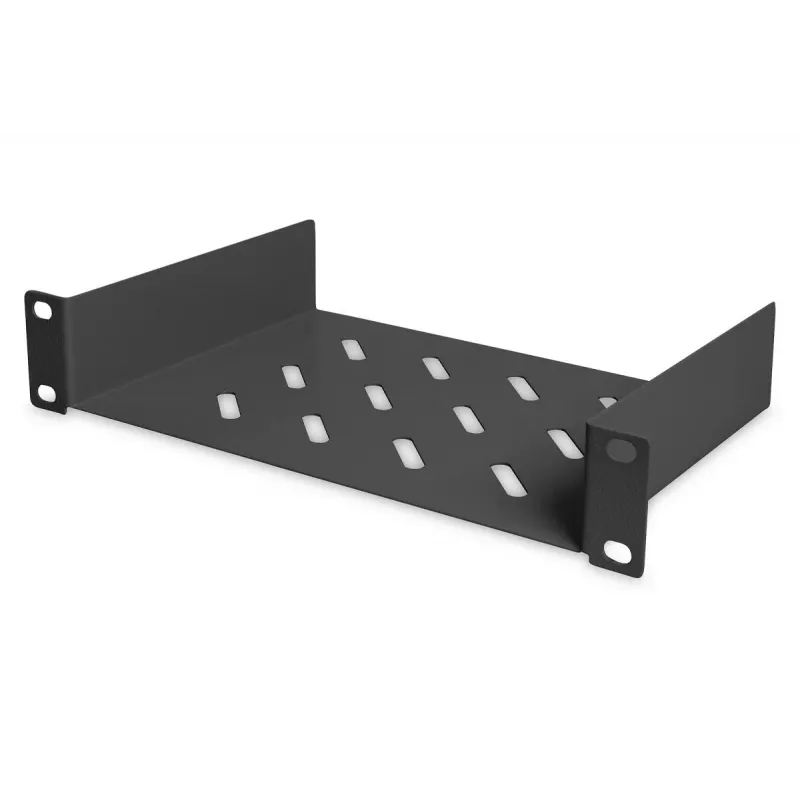 DIGITUS 10in netwerkbundel - 6HE-kast zwart legbord PDU 8-poorts switch CAT6 patchpaneel