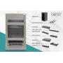 DIGITUS netwerkbundel, 10 inch, incl. 12U kast, zwart en diverse