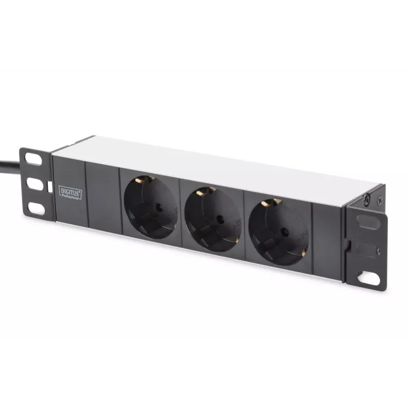 DIGITUS netwerkbundel, 10 inch, incl. 12U kast, zwart en diverse