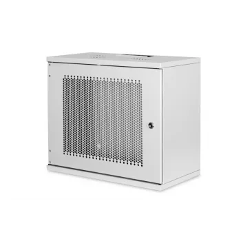 DIGITUS 9U wandmontagekast - SOHO ongemonteerd 460x540x400 mm geperforeerde voordeur grijs