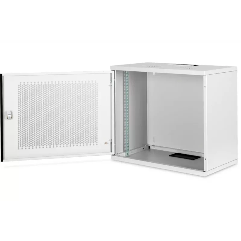DIGITUS 9U wandmontagekast - SOHO ongemonteerd 460x540x400 mm geperforeerde voordeur grijs