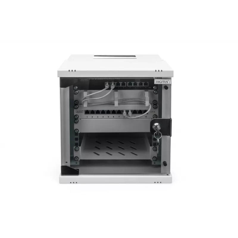 DIGITUS 10IN 6U wandbehuizing - SOHO PRO 325 x 315 x 300mm grijs