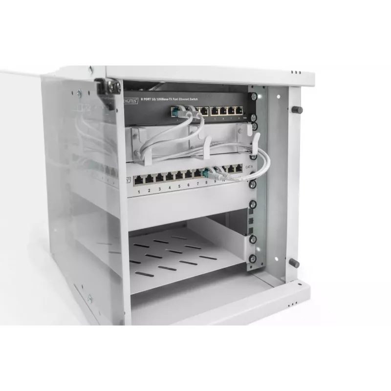 DIGITUS 10IN 6U wandbehuizing - SOHO PRO 325 x 315 x 300mm grijs