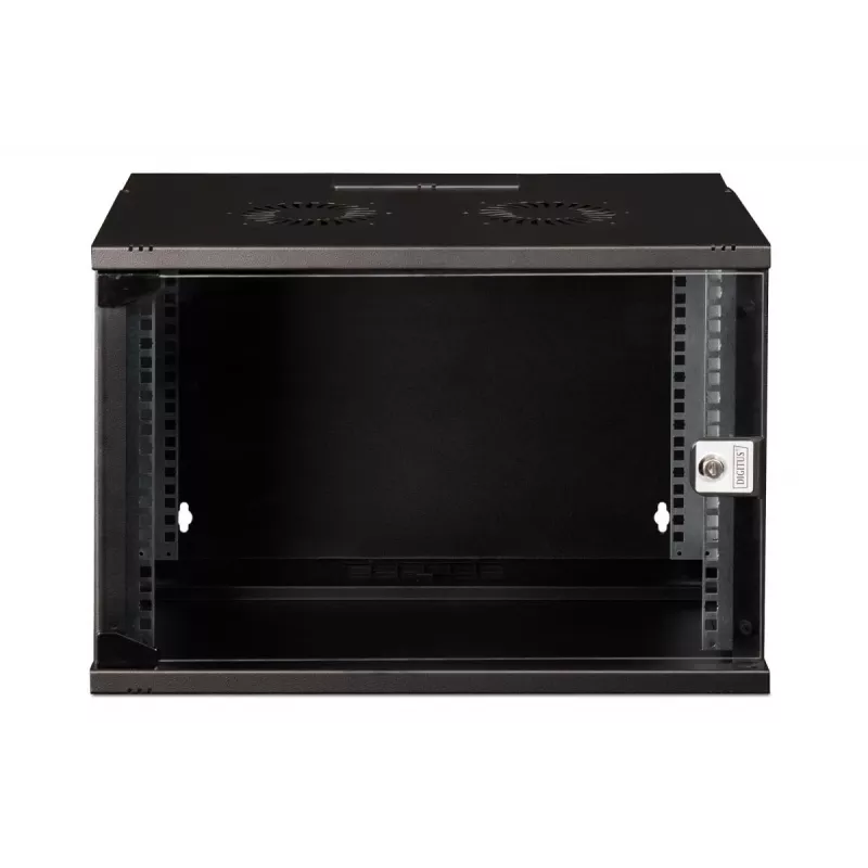 DIGITUS SOHO PRO wandmontagebehuizing - 19 inch 7HE - 370 x 540 x 400 mm zwart