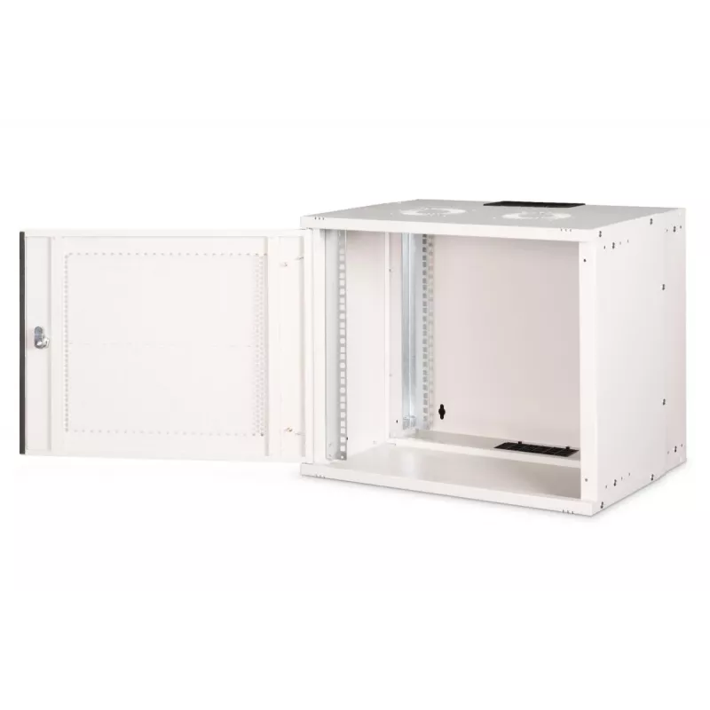DIGITUS 19 inch 9U wandbehuizing SOHO Pro geperforeerde deur 460 x 540 x 400 mm ongemonteerd grijs