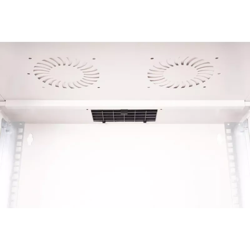DIGITUS 19 inch 9U wandbehuizing SOHO Pro geperforeerde deur 460 x 540 x 400 mm ongemonteerd grijs