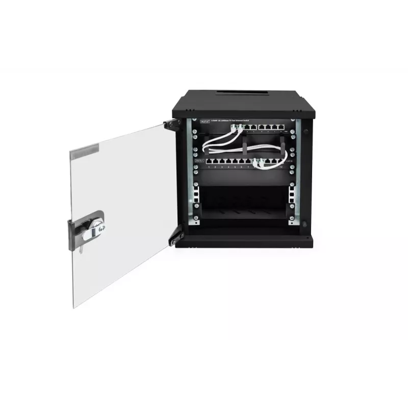 DIGITUS 10IN 6U wandbehuizing - SOHO PRO 325 x 315 x 300 mm zwart