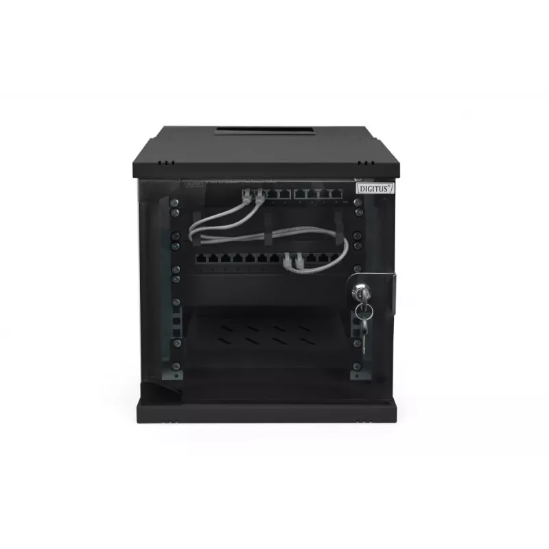 DIGITUS 10IN 6U wandbehuizing - SOHO PRO 325 x 315 x 300 mm zwart