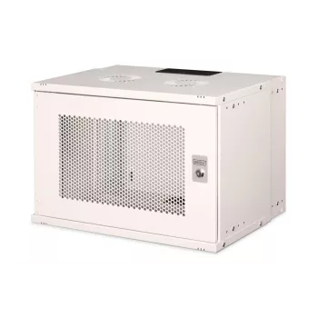 DIGITUS 19 inch 7U wandbehuizing - SOHO Pro geperforeerde deur 370 x 540 x 400mm ongemonteerd grijs
