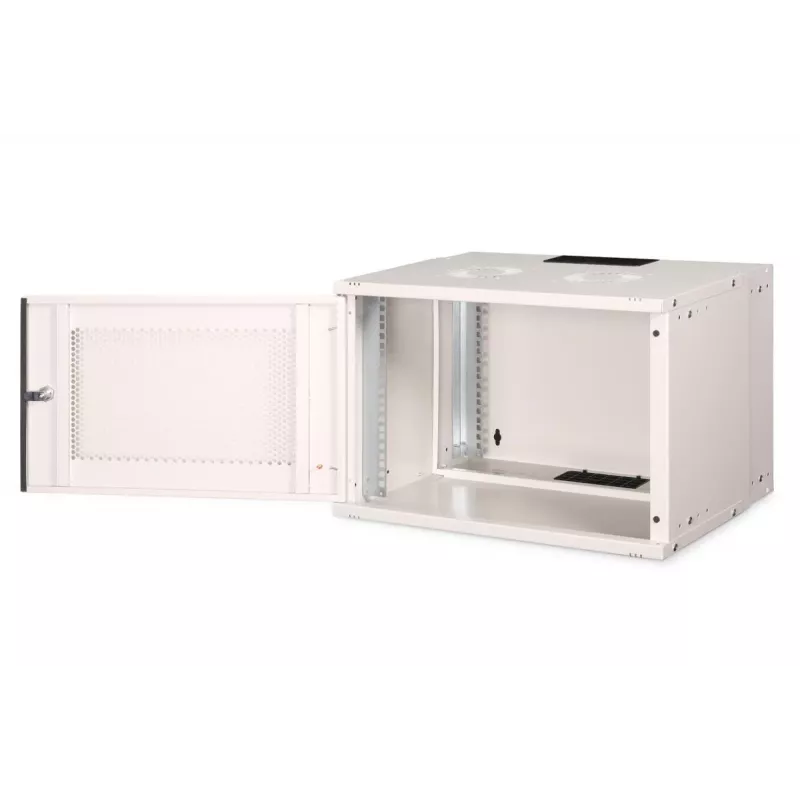 DIGITUS 19 inch 7U wandbehuizing - SOHO Pro geperforeerde deur 370 x 540 x 400mm ongemonteerd grijs
