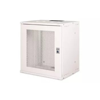 DIGITUS 19 inch 12U wandmontagekast SOHO Pro geperforeerde deur 595 x 540 x 400mm ongemonteerd gr