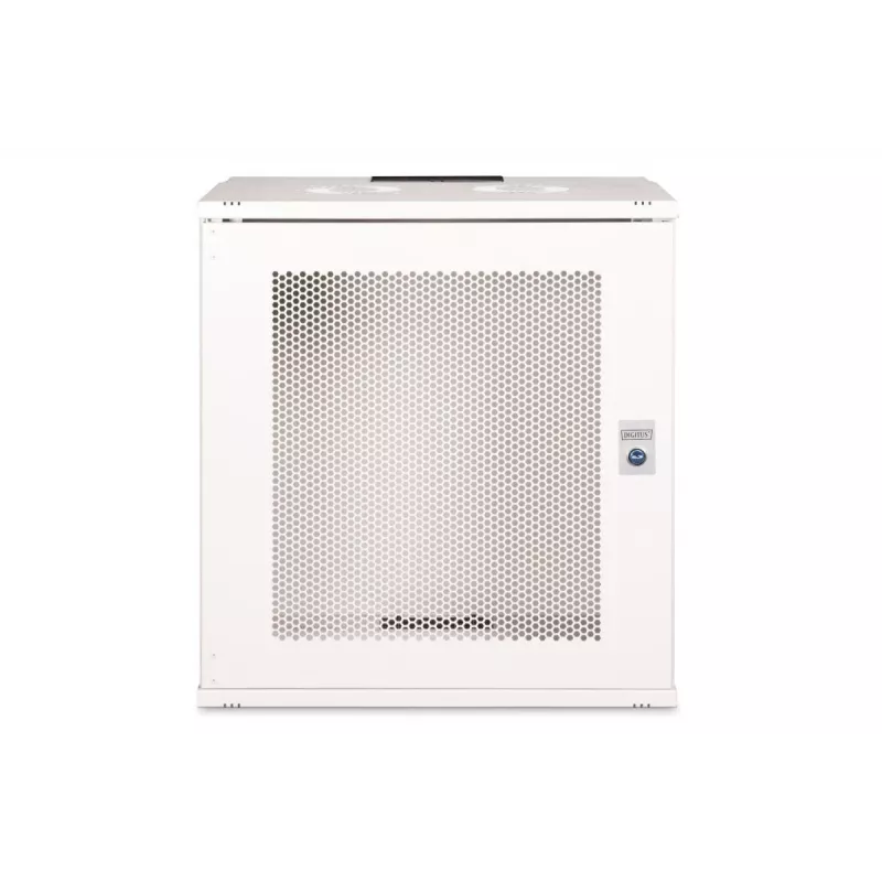 DIGITUS 19 inch 12U wandmontagekast SOHO Pro geperforeerde deur 595 x 540 x 400mm ongemonteerd gr