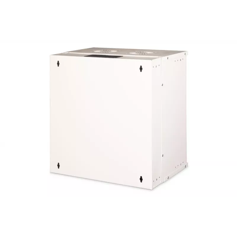 DIGITUS 19 inch 12U wandmontagekast SOHO Pro geperforeerde deur 595 x 540 x 400mm ongemonteerd gr